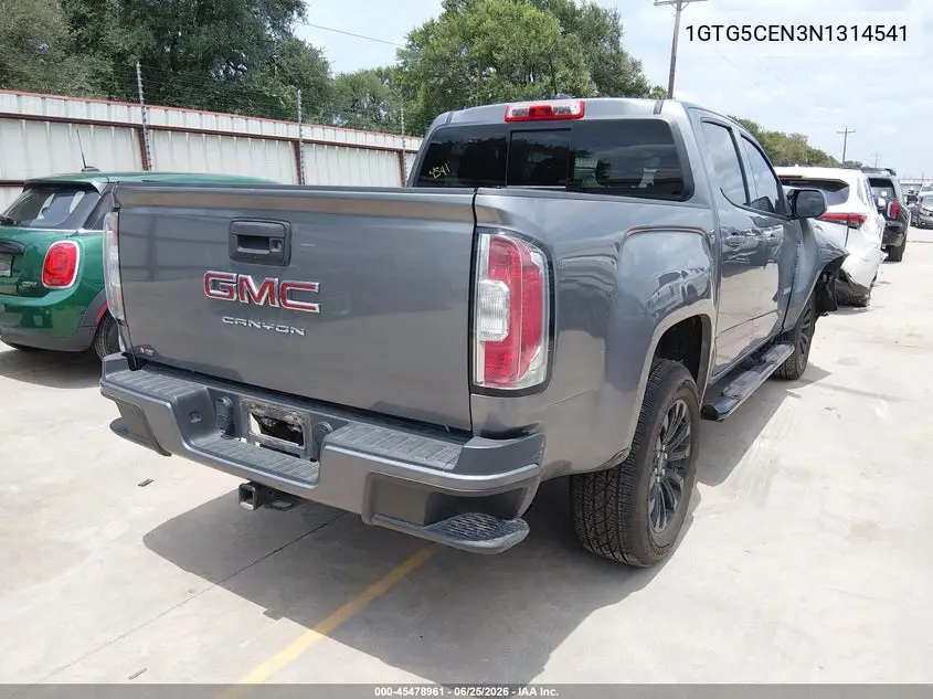 2022 GMC Canyon 2Wd Short Box Elevation VIN: 1GTG5CEN3N1314541 Lot: 45478961