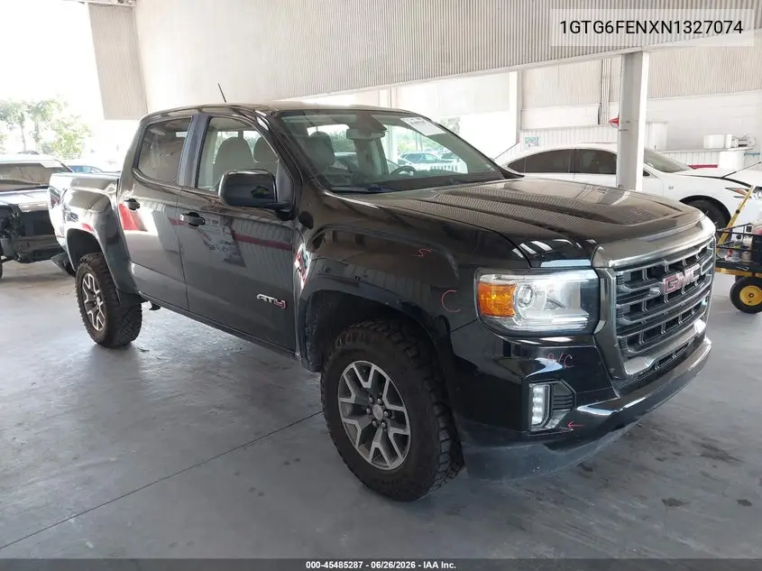 2022 GMC Canyon 4Wd Short Box At4 - Leather VIN: 1GTG6FENXN1327074 Lot: 45485287