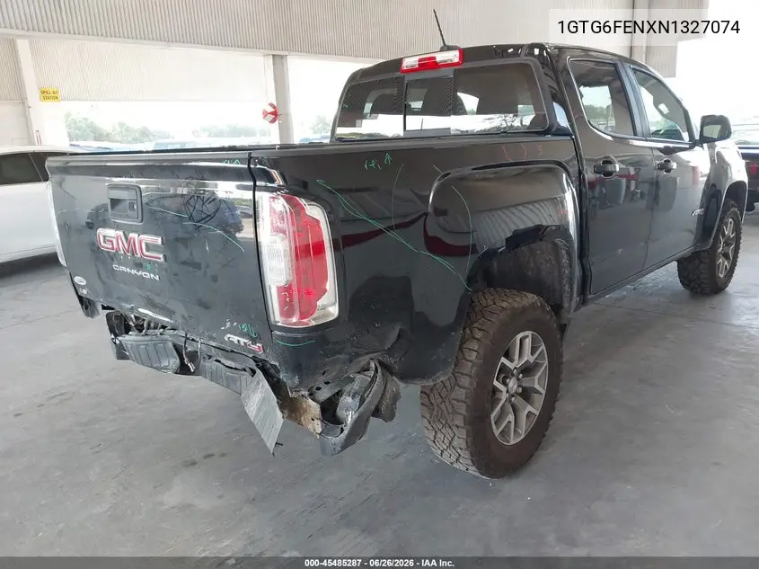 2022 GMC Canyon 4Wd Short Box At4 - Leather VIN: 1GTG6FENXN1327074 Lot: 45485287