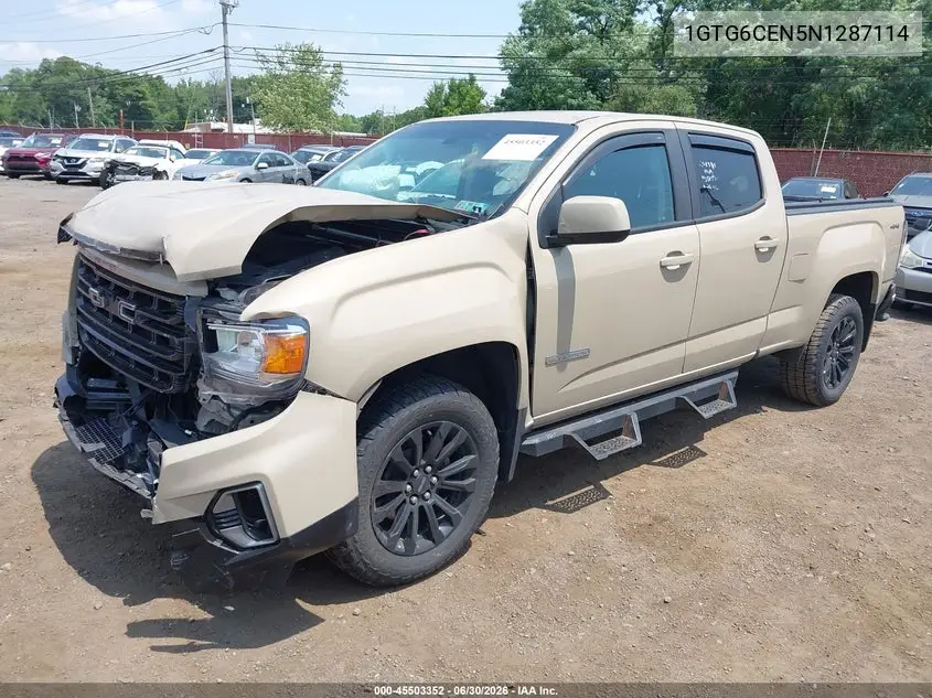 2022 GMC Canyon 4Wd Long Box Elevation VIN: 1GTG6CEN5N1287114 Lot: 45503352
