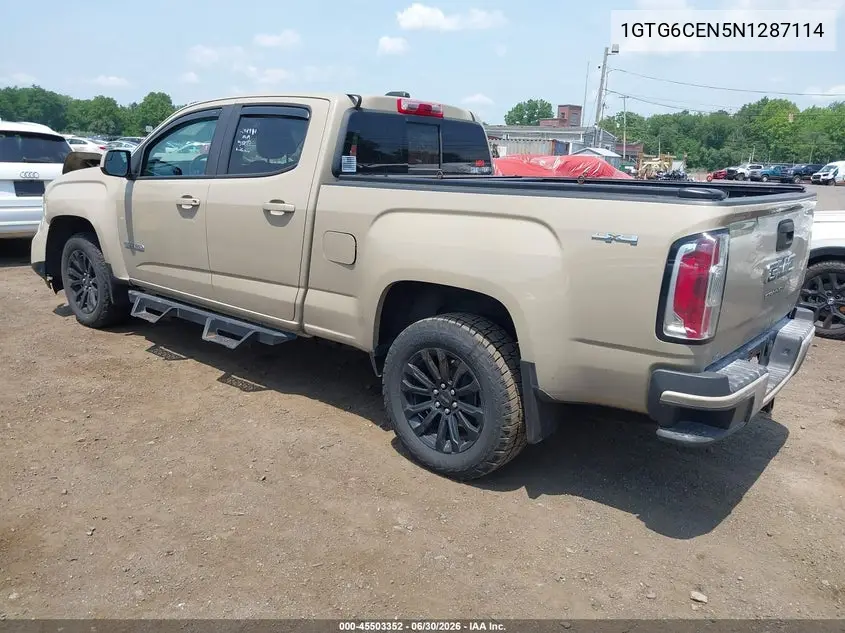 2022 GMC Canyon 4Wd Long Box Elevation VIN: 1GTG6CEN5N1287114 Lot: 45503352