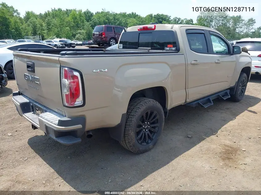 2022 GMC Canyon 4Wd Long Box Elevation VIN: 1GTG6CEN5N1287114 Lot: 45503352