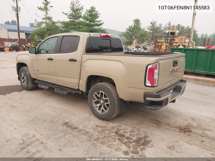 2022 GMC Canyon 4Wd Short Box At4 - Leather VIN: 1GTG6FEN8N1145583 Lot: 45640415