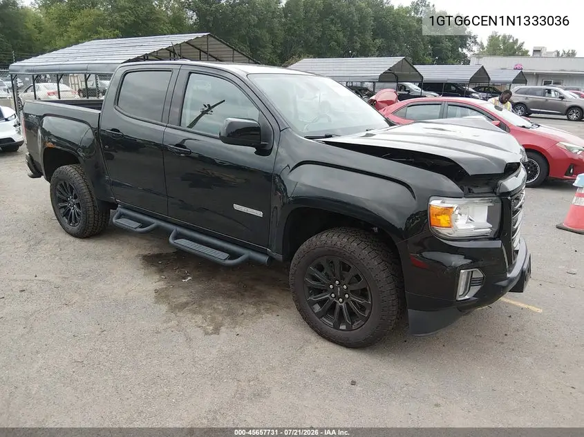 2022 GMC Canyon 4Wd Short Box Elevation VIN: 1GTG6CEN1N1333036 Lot: 45657731