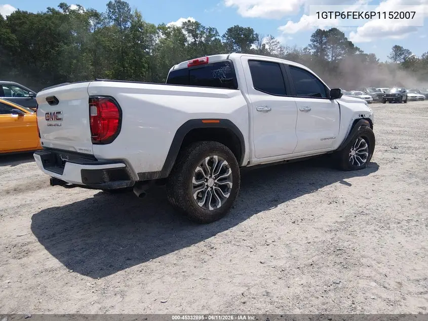 2023 GMC Canyon 4Wd Short Box Denali VIN: 1GTP6FEK6P1152007 Lot: 45332895