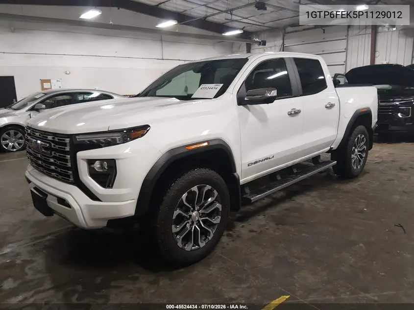 2023 GMC Canyon 4Wd Short Box Denali VIN: 1GTP6FEK5P1129012 Lot: 45524434