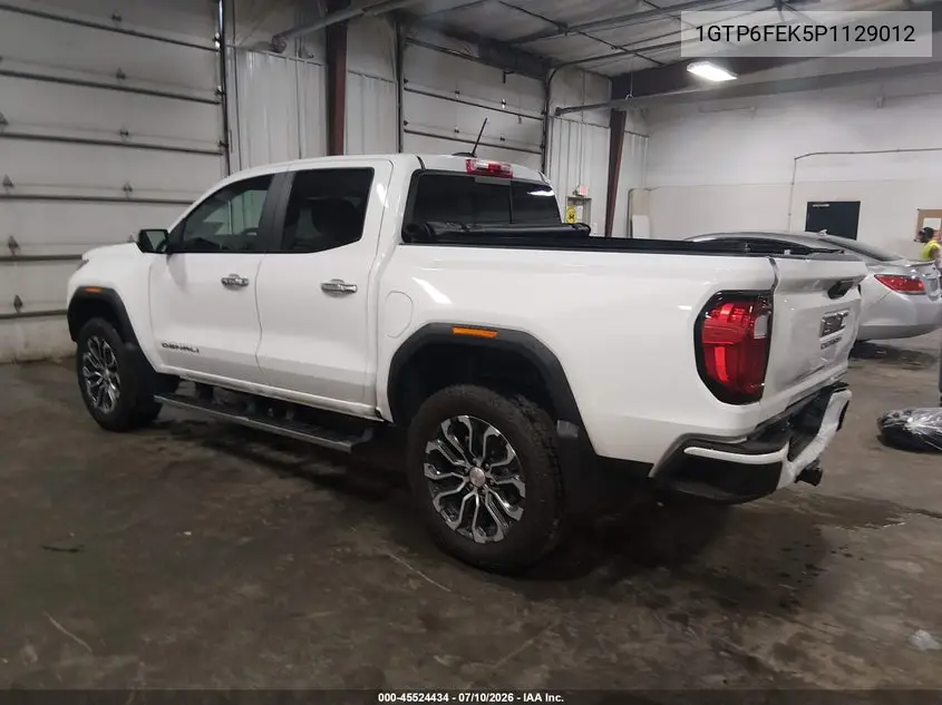 2023 GMC Canyon 4Wd Short Box Denali VIN: 1GTP6FEK5P1129012 Lot: 45524434