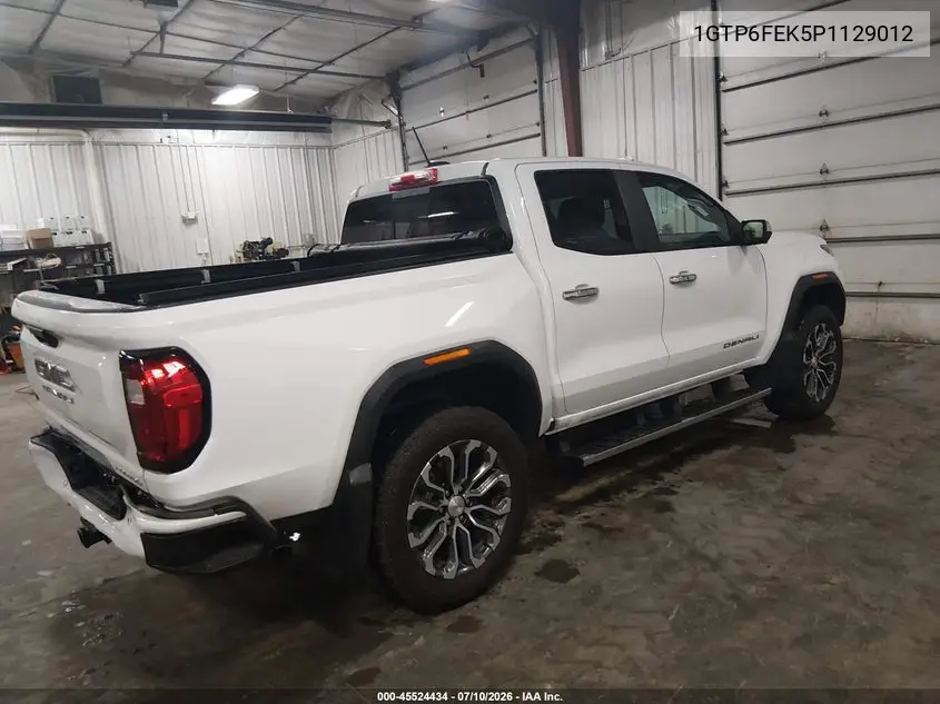 2023 GMC Canyon 4Wd Short Box Denali VIN: 1GTP6FEK5P1129012 Lot: 45524434