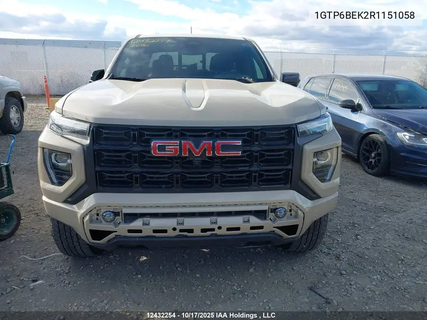 2024 GMC Canyon Elevation VIN: 1GTP6BEK2R1151058 Lot: 12432254