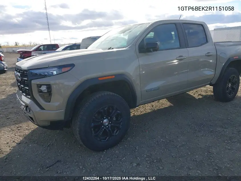 2024 GMC Canyon Elevation VIN: 1GTP6BEK2R1151058 Lot: 12432254
