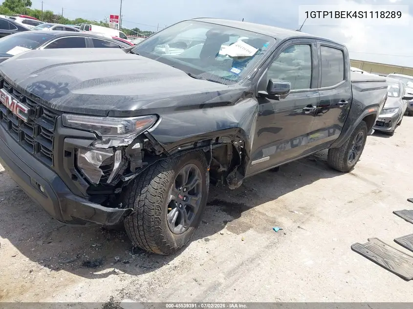 2025 GMC Canyon 2Wd Elevation VIN: 1GTP1BEK4S1118289 Lot: 45539391