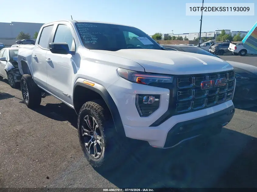 2025 GMC Canyon 4Wd At4 VIN: 1GTP2DEK5S1193009 Lot: 45627511
