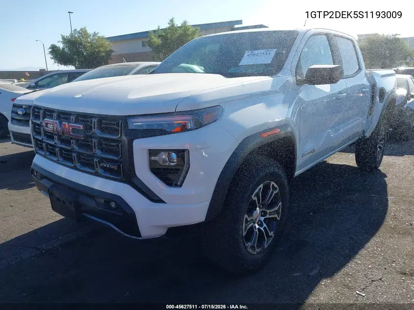 2025 GMC Canyon 4Wd At4 VIN: 1GTP2DEK5S1193009 Lot: 45627511