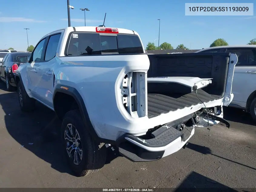 2025 GMC Canyon 4Wd At4 VIN: 1GTP2DEK5S1193009 Lot: 45627511