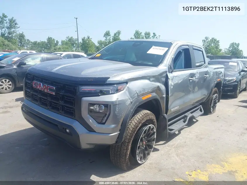 2026 GMC Canyon Elevation, 4Wd VIN: 1GTP2BEK2T1113896 Lot: 45513846