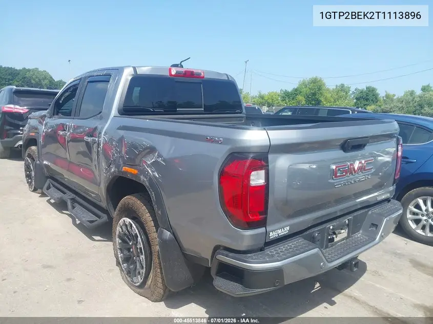 2026 GMC Canyon Elevation, 4Wd VIN: 1GTP2BEK2T1113896 Lot: 45513846