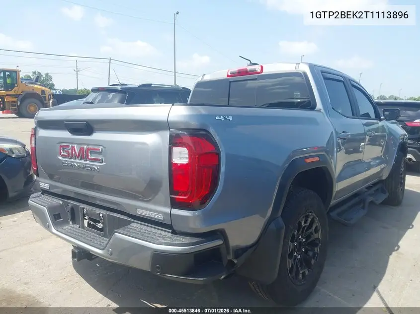 2026 GMC Canyon Elevation, 4Wd VIN: 1GTP2BEK2T1113896 Lot: 45513846