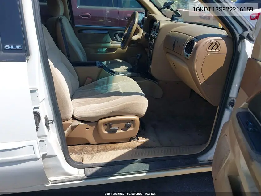 2002 GMC Envoy Sle VIN: 1GKDT13S922216159 Lot: 45264967