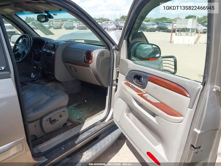 2002 GMC Envoy Slt VIN: 1GKDT13S822466945 Lot: 45365606