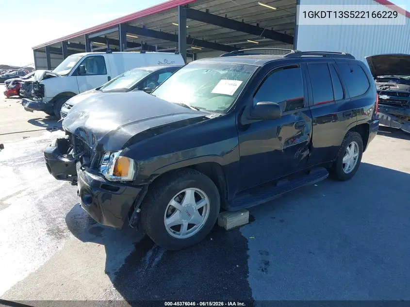 2002 GMC Envoy Sle VIN: 1GKDT13S522166229 Lot: 45376046