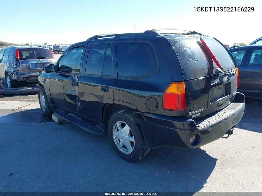 2002 GMC Envoy Sle VIN: 1GKDT13S522166229 Lot: 45376046
