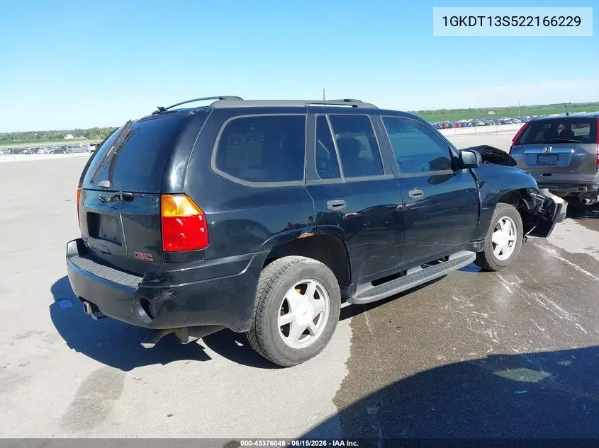 2002 GMC Envoy Sle VIN: 1GKDT13S522166229 Lot: 45376046