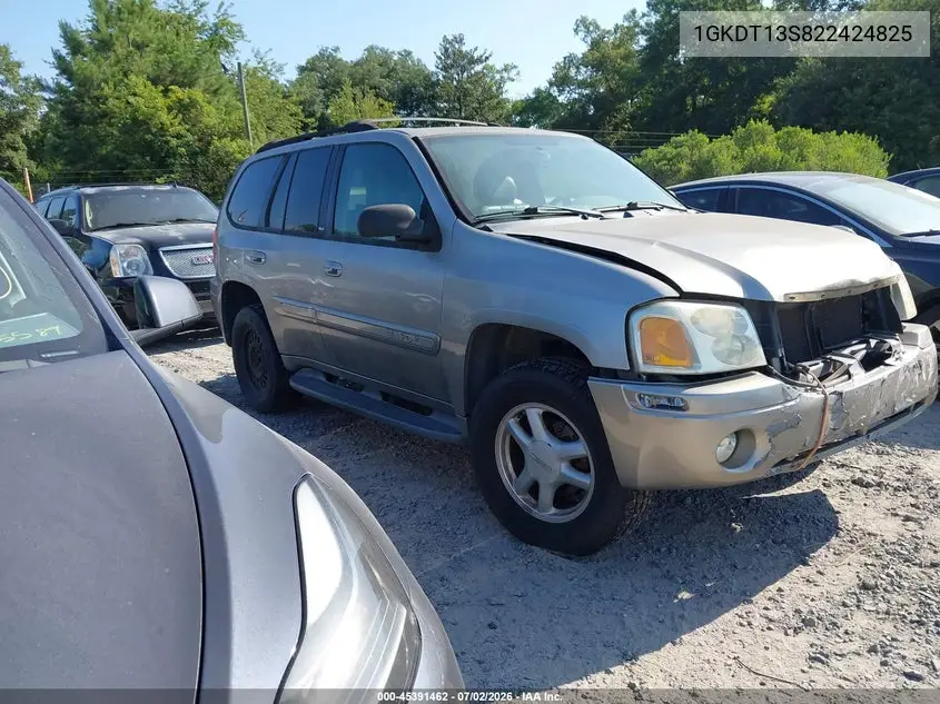 2002 GMC Envoy Slt VIN: 1GKDT13S822424825 Lot: 45391462