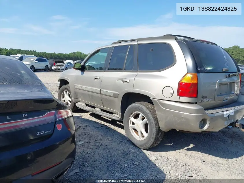 2002 GMC Envoy Slt VIN: 1GKDT13S822424825 Lot: 45391462