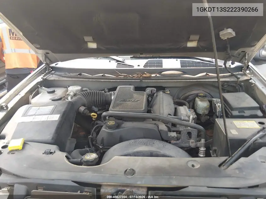 2002 GMC Envoy Sle VIN: 1GKDT13S222390266 Lot: 45627354