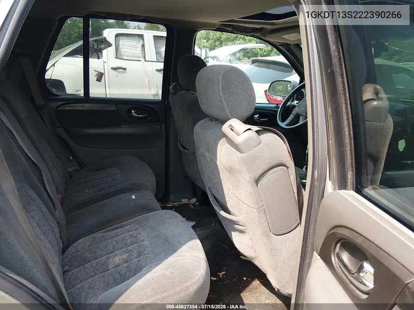 2002 GMC Envoy Sle VIN: 1GKDT13S222390266 Lot: 45627354