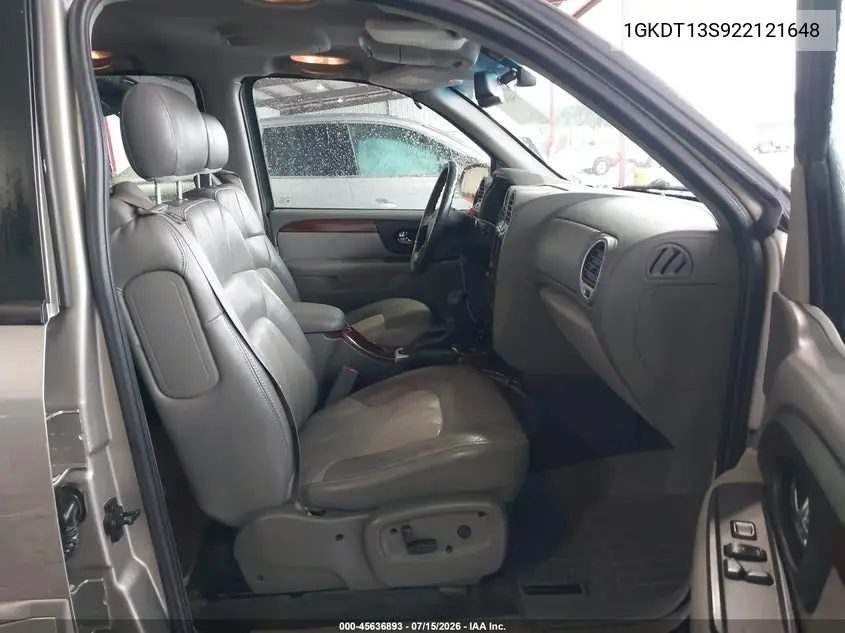 2002 GMC Envoy Slt VIN: 1GKDT13S922121648 Lot: 45636893