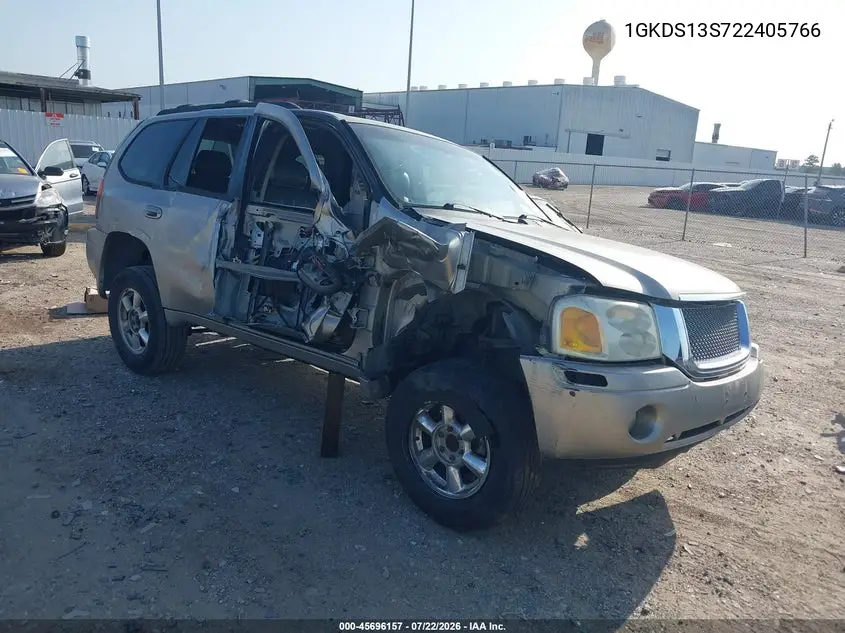 2002 GMC Envoy Slt VIN: 1GKDS13S722405766 Lot: 45696157