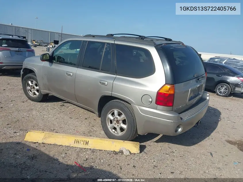 2002 GMC Envoy Slt VIN: 1GKDS13S722405766 Lot: 45696157