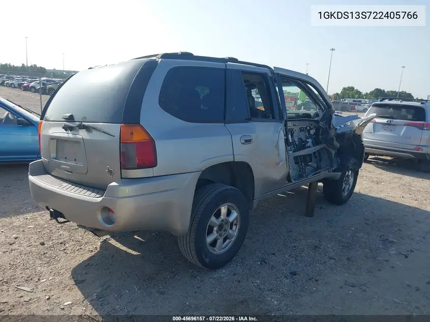 2002 GMC Envoy Slt VIN: 1GKDS13S722405766 Lot: 45696157