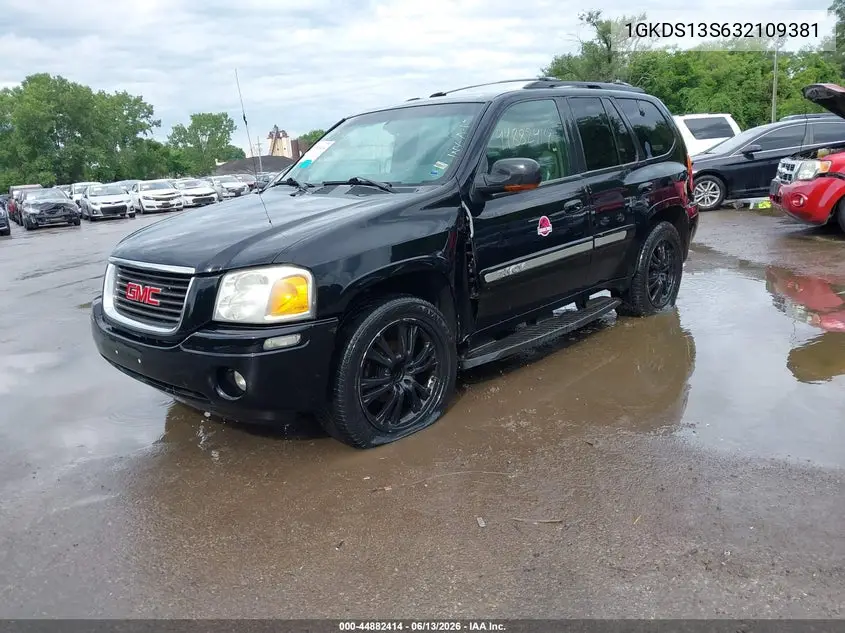 2003 GMC Envoy Slt VIN: 1GKDS13S632109381 Lot: 44882414