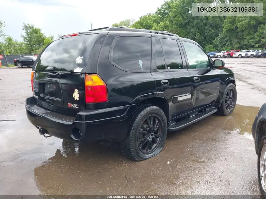 2003 GMC Envoy Slt VIN: 1GKDS13S632109381 Lot: 44882414