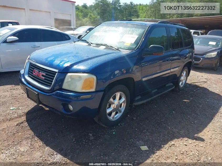 2003 GMC Envoy Slt VIN: 1GKDT13S632227332 Lot: 45087803