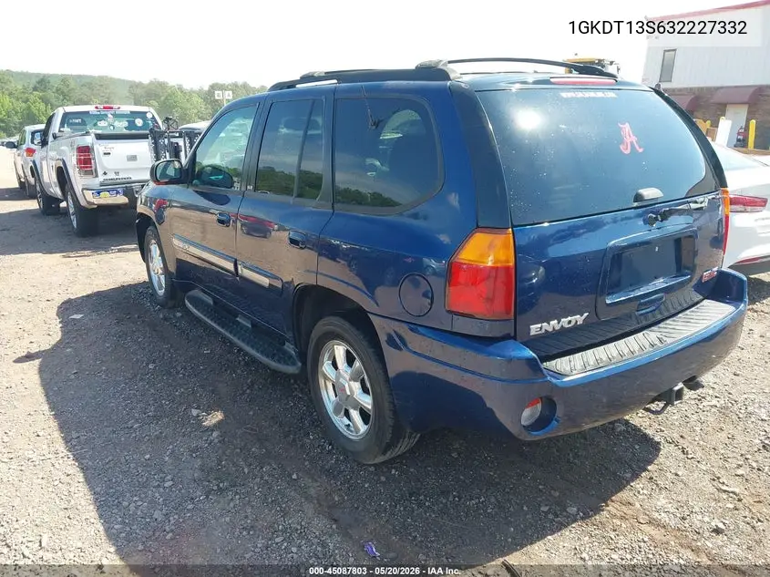 2003 GMC Envoy Slt VIN: 1GKDT13S632227332 Lot: 45087803