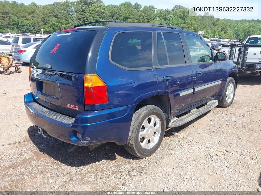 2003 GMC Envoy Slt VIN: 1GKDT13S632227332 Lot: 45087803