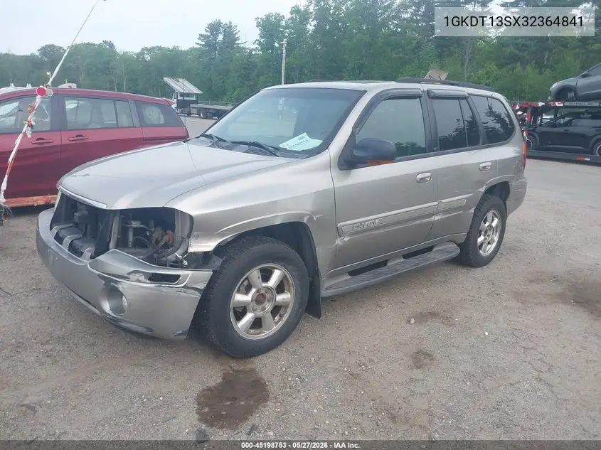 2003 GMC Envoy Slt VIN: 1GKDT13SX32364841 Lot: 45198753