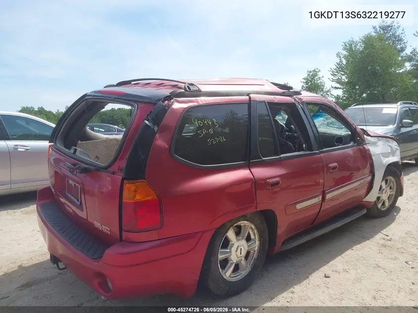 2003 GMC Envoy Slt VIN: 1GKDT13S632219277 Lot: 45274726