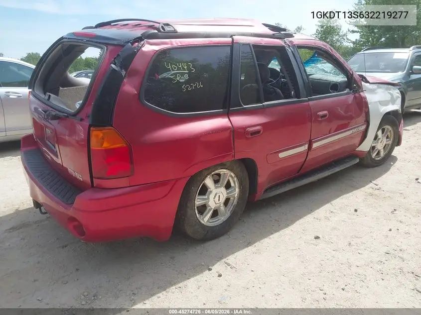 2003 GMC Envoy Slt VIN: 1GKDT13S632219277 Lot: 45274726