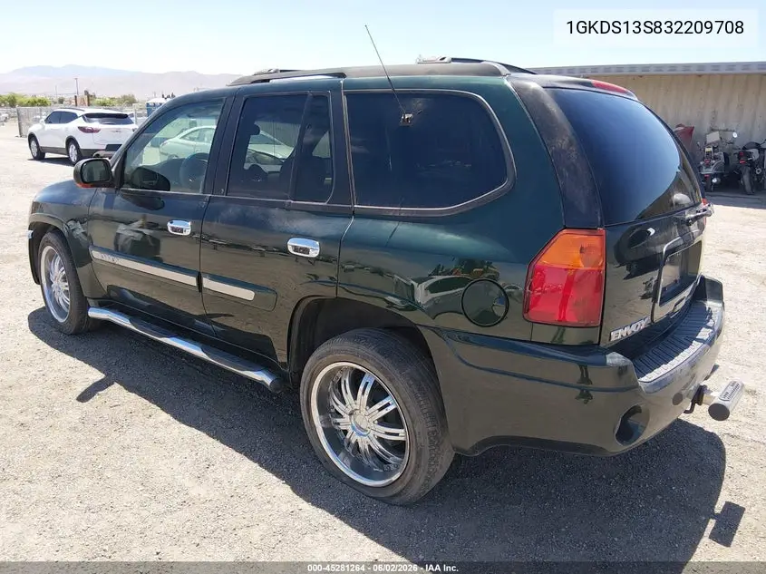 2003 GMC Envoy Slt VIN: 1GKDS13S832209708 Lot: 45281264