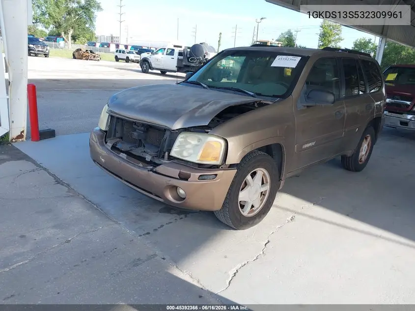 2003 GMC Envoy Sle VIN: 1GKDS13S532309961 Lot: 45392366