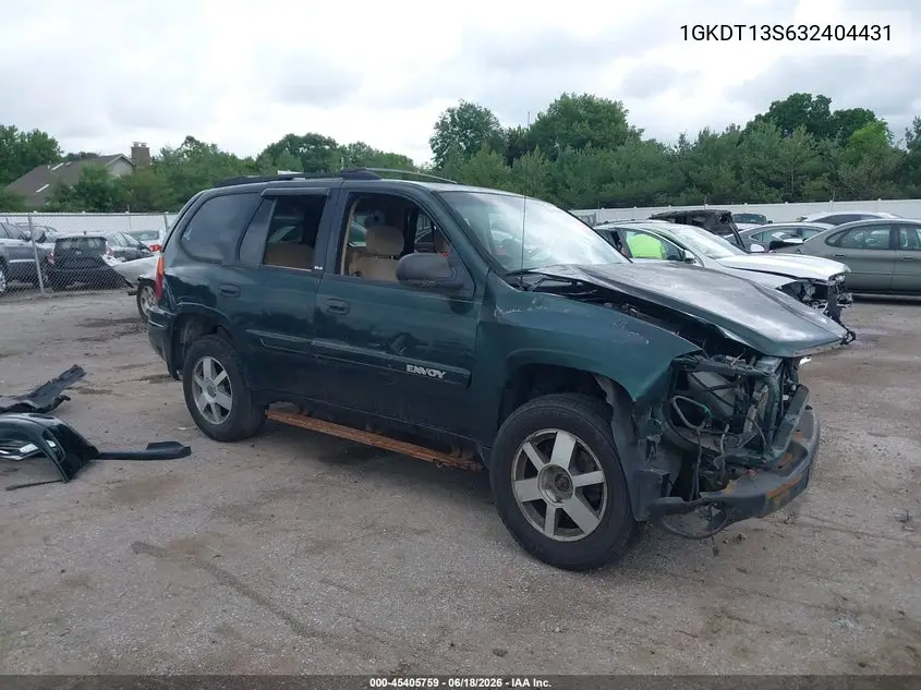 2003 GMC Envoy Sle VIN: 1GKDT13S632404431 Lot: 45405759