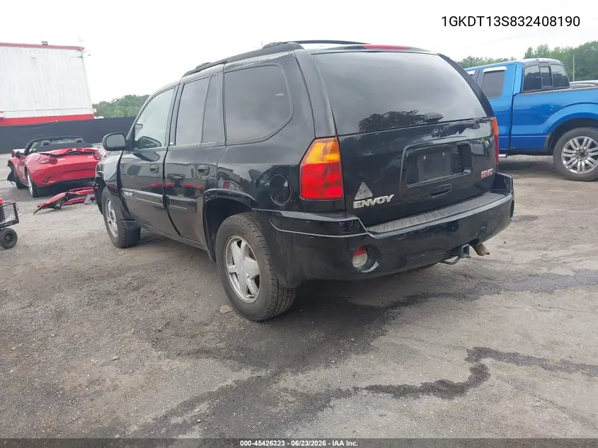 2003 GMC Envoy Sle VIN: 1GKDT13S832408190 Lot: 45426323