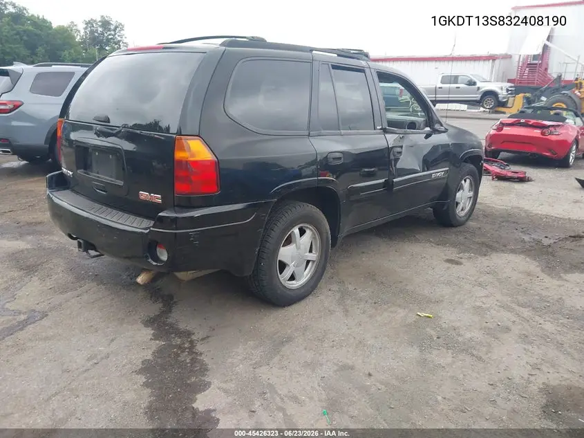 2003 GMC Envoy Sle VIN: 1GKDT13S832408190 Lot: 45426323