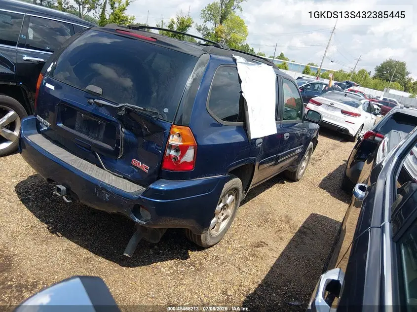 2003 GMC Envoy Sle VIN: 1GKDS13S432385445 Lot: 45468213
