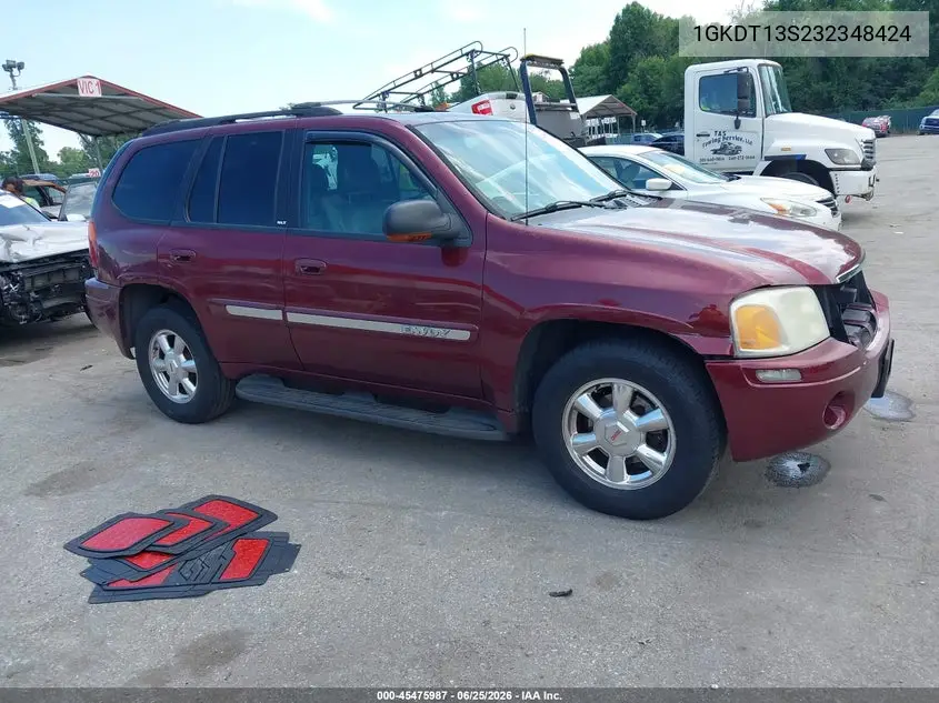 2003 GMC Envoy Slt VIN: 1GKDT13S232348424 Lot: 45475987