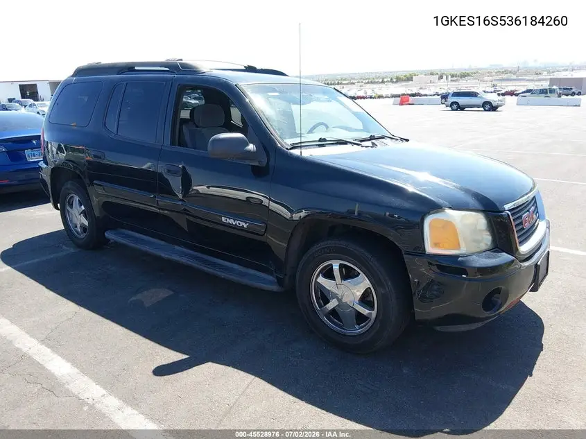 2003 GMC Envoy Xl Sle VIN: 1GKES16S536184260 Lot: 45528976